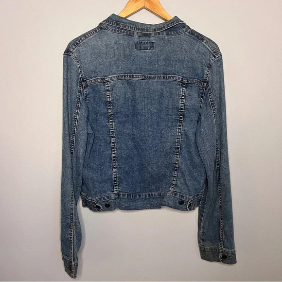 Milly Jean Jacket Size XL Women's Blue Denim in excellent condition - Picture 2 of 4